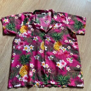Hawaiian button down shirt